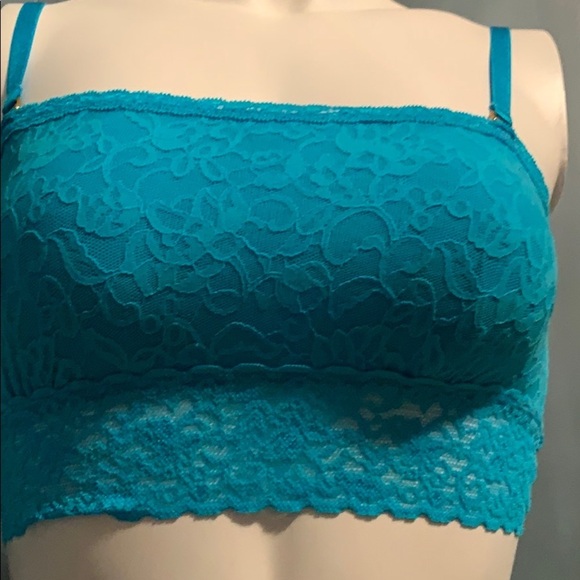 Victoria’s Secret Aqua Blue Lace Bralette Small - Picture 2 of 5